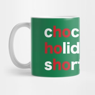 Holiday Scrabble Words - design no. 1 ( dark shirts ) Mug